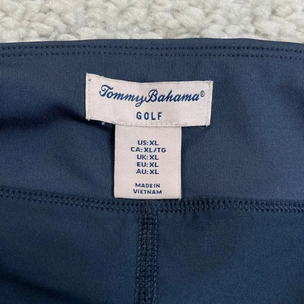 Tommy Bahama Golf Tennis Pickleball Skort Blue Pink Floral Panel